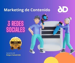 [3 Redes] Marketing de Contenido 3 Redes Sociales